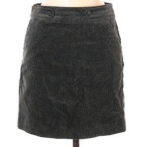 Banana Republic gray corduroy skirt